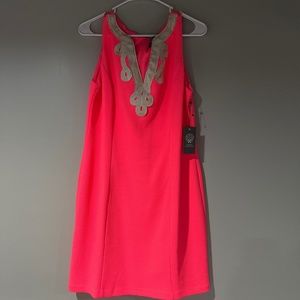 Short preppy Hot pink dress